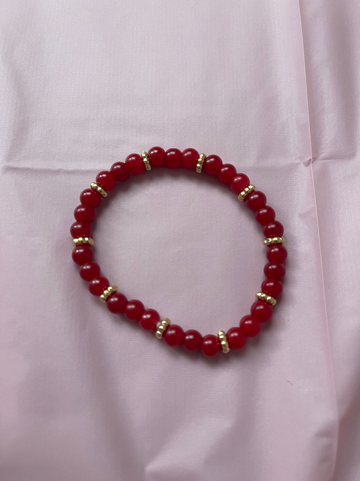 #59 Red & Gold~~Bracelet