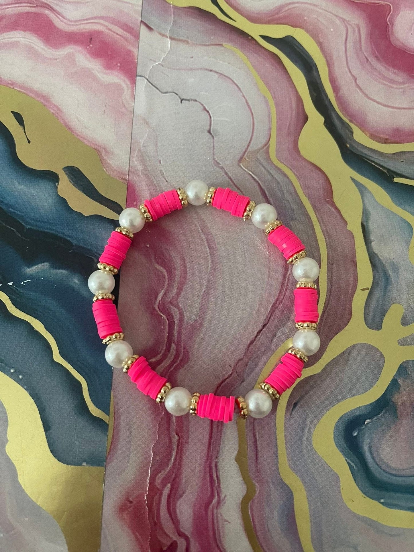 #13 Hot Pink~~Bracelet