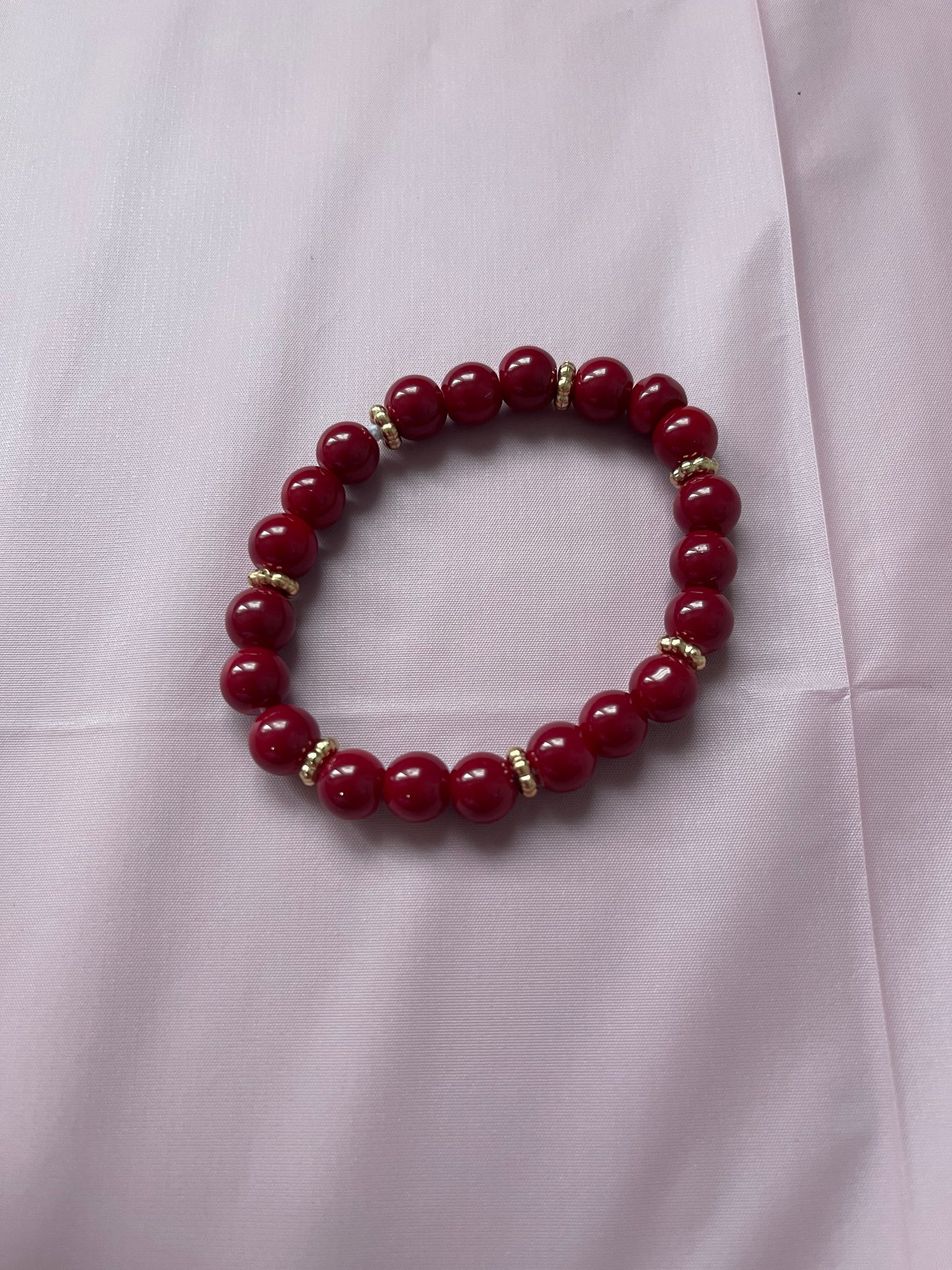 #74 Maroon & Gold~~Bracelet
