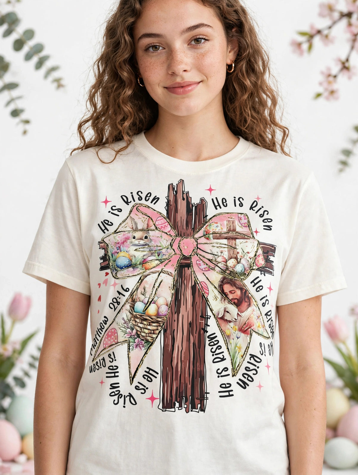 He is Risen-Dtf T-shirt Design