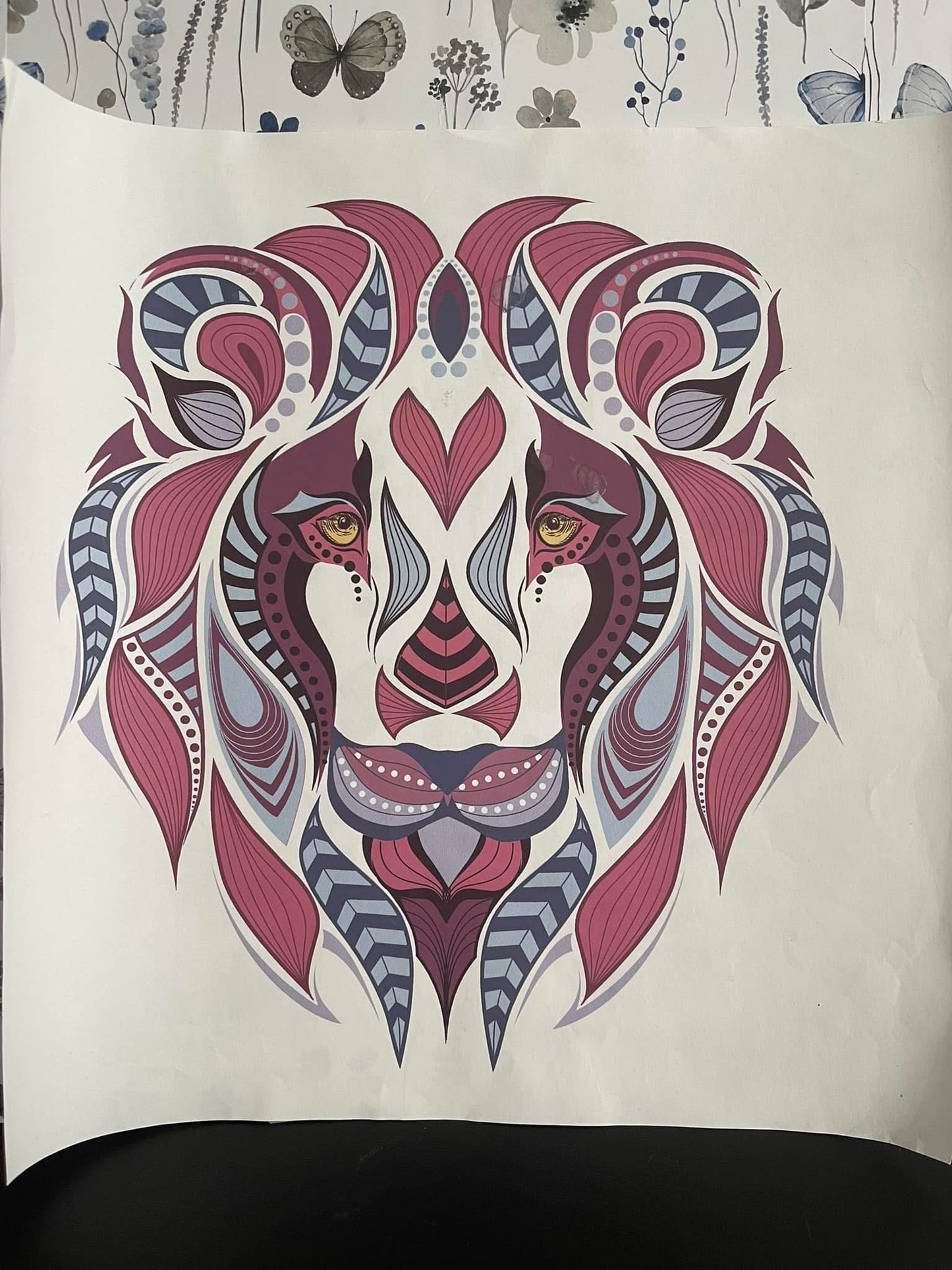 Lion~~Screen Print T-shirt Design