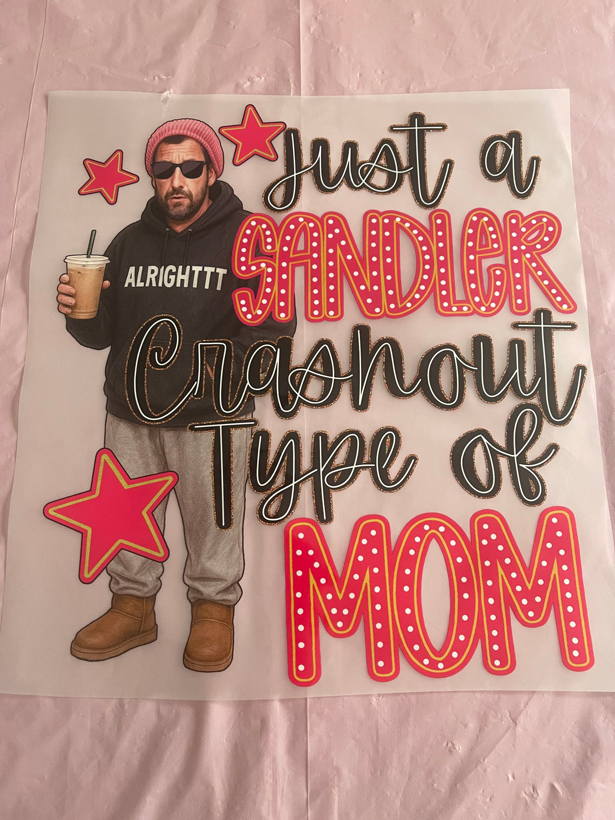 Crashout Type of Mom-Dtf T-shirt Design