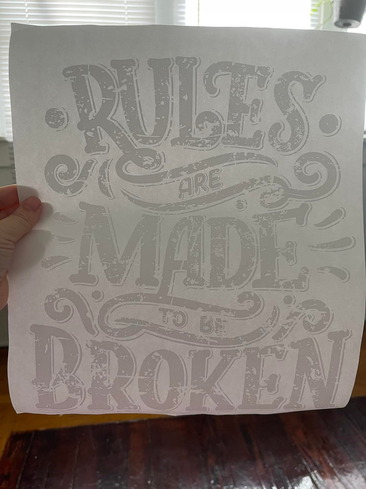 Rules are Made~~Screen Print T-shirt Design