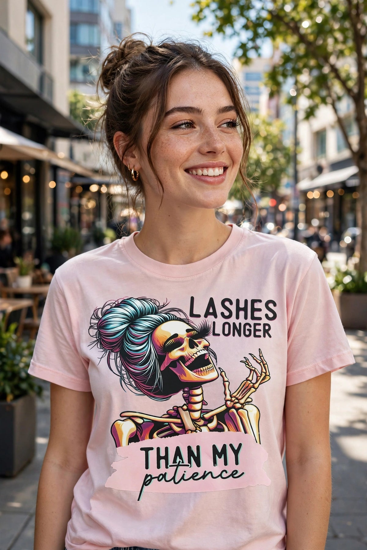 Lashes Longer-Dtf T-shirt Design