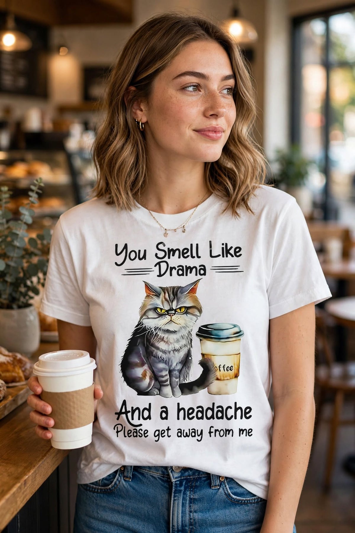 You Smell Like Drama-Dtf T-shirt Design