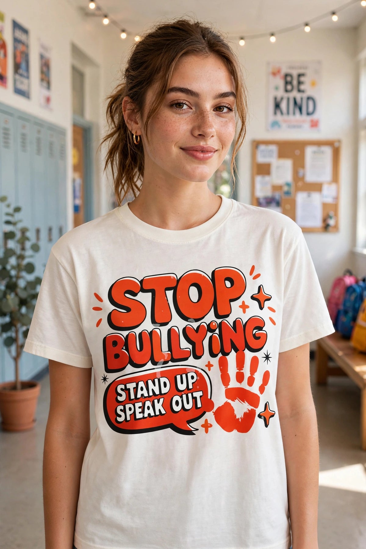 Stop Bullying-Dtf T-shirt Design
