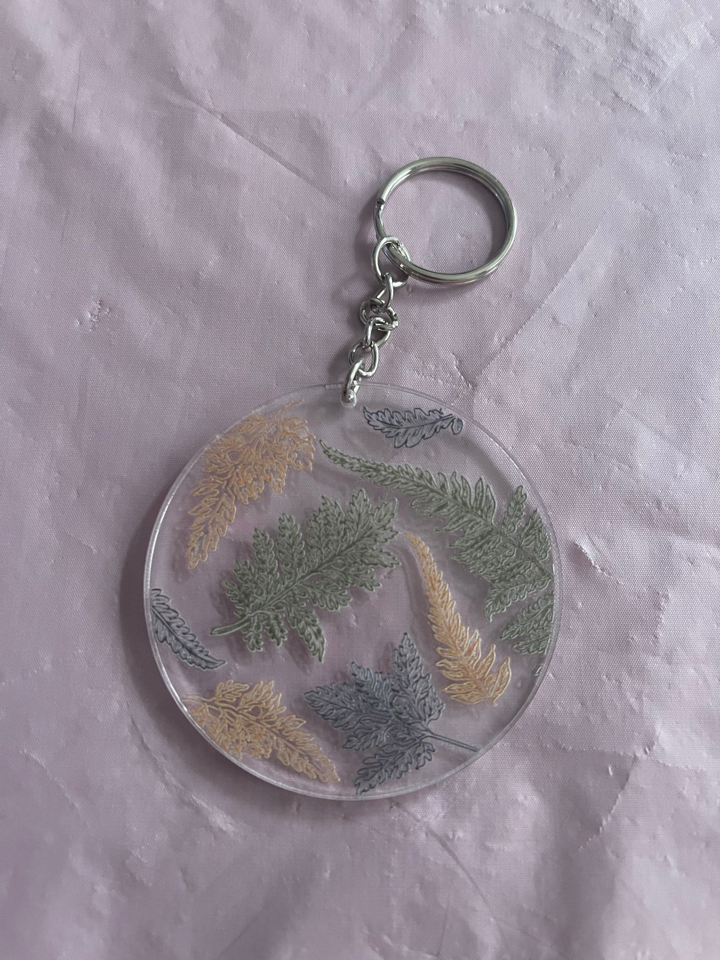 #61 Whispering Leaves~~Keychain
