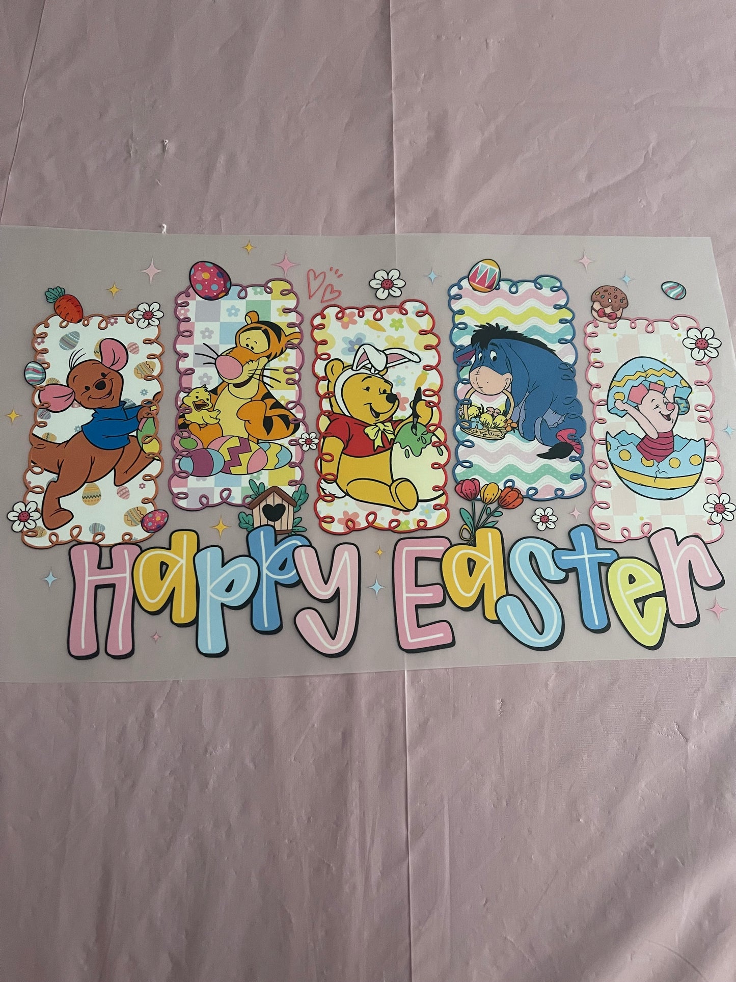 Yellow Bear Easter-Dtf T-shirt Design