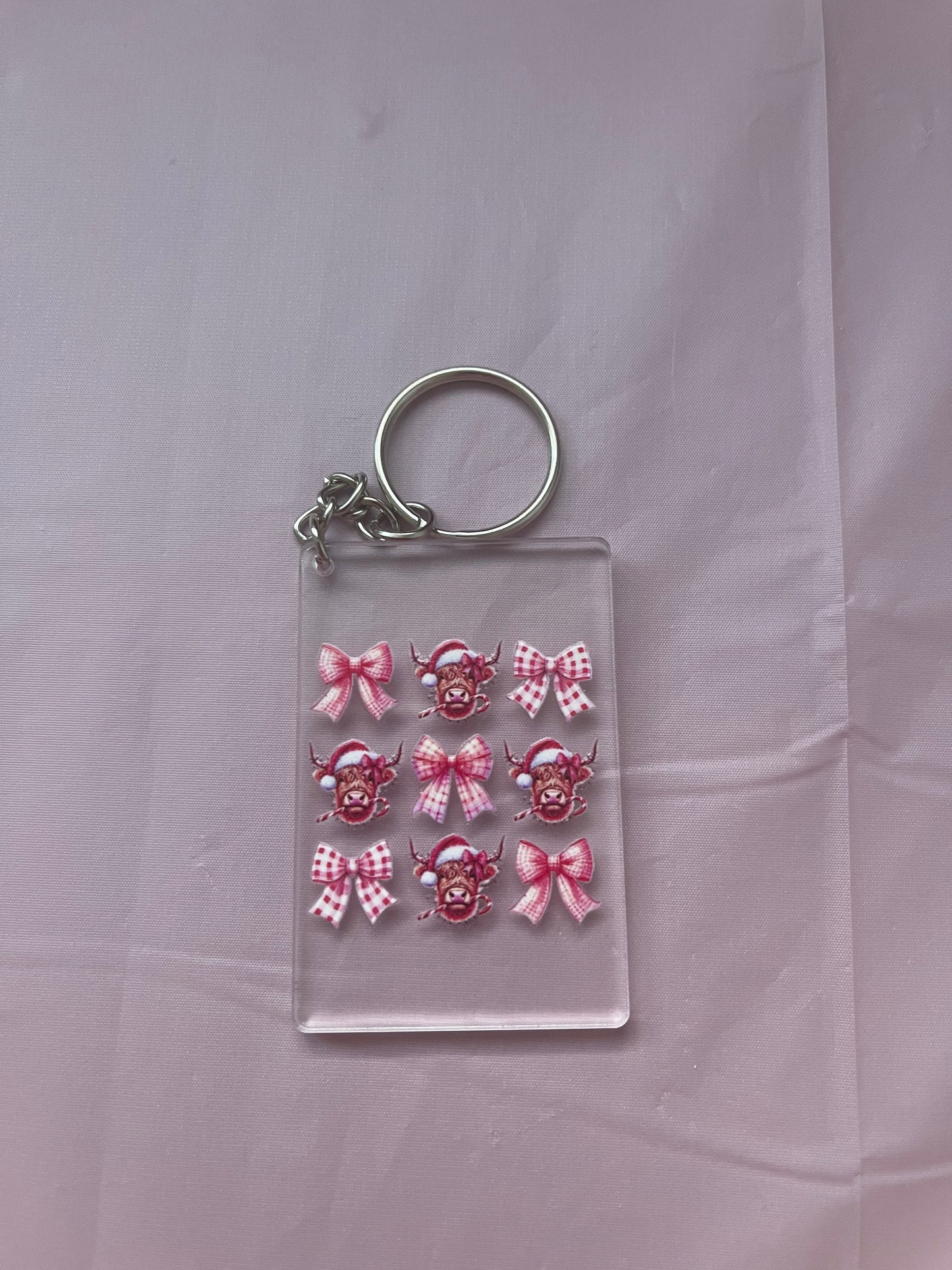 #10 Cows & Bows~~Keychain