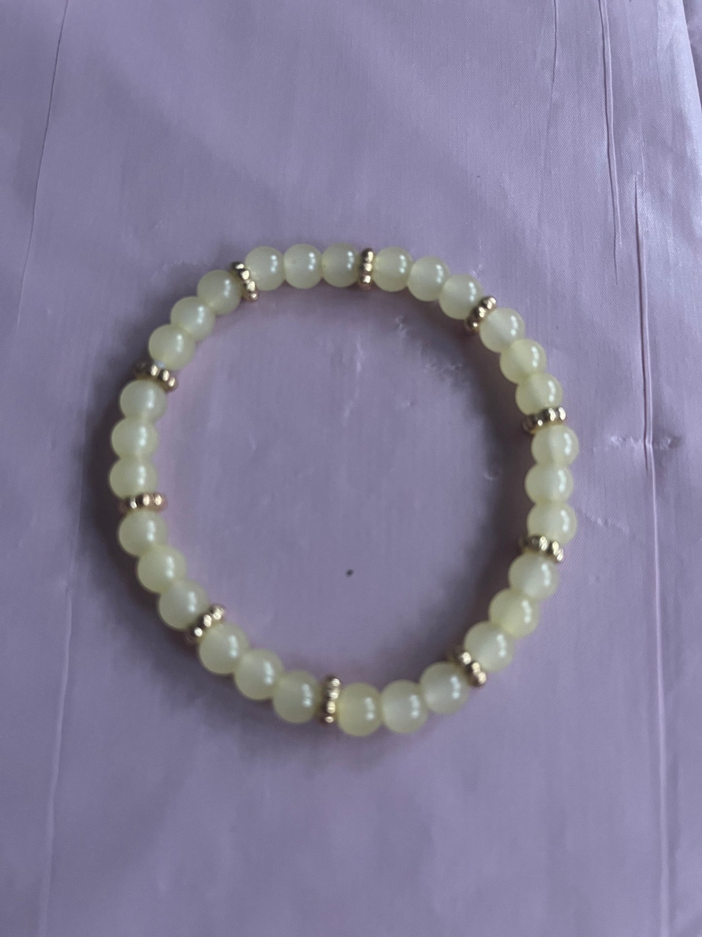 #145 Light Yellow~~Bracelet