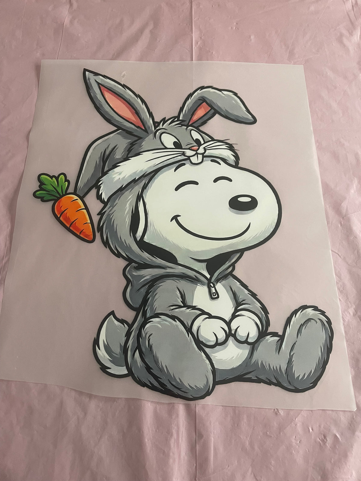 Bunny Snoop-Dtf T-shirt Design