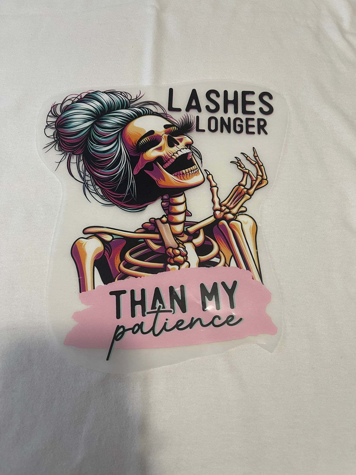 Lashes Longer-Dtf T-shirt Design
