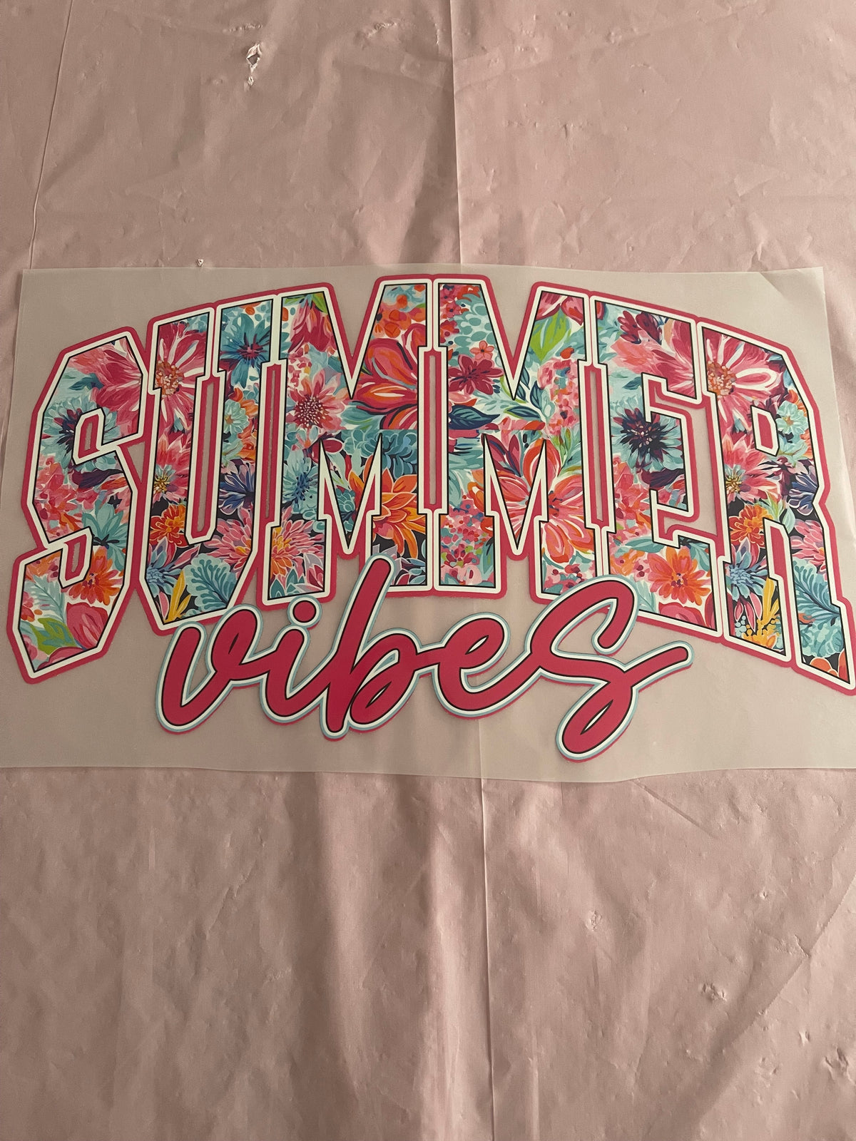 Summer Vibes-Dtf T-shirt Design