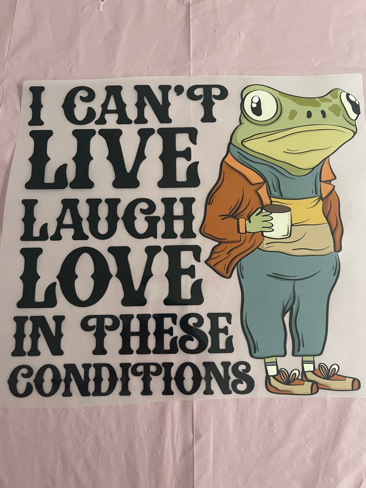 Live Laugh Love-Dtf T-shirt Design