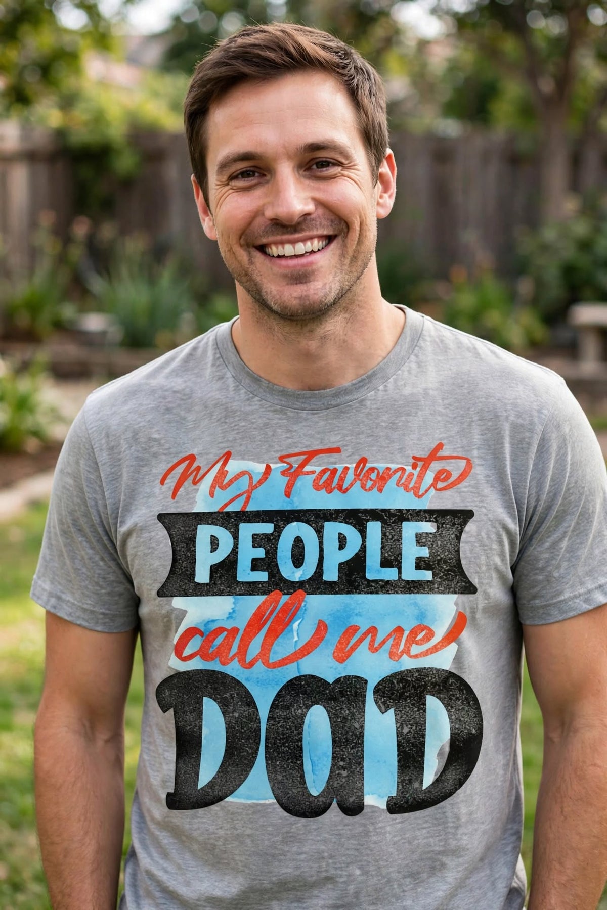 My Favorite People Call Me Dad-Dtf T-shirt Design