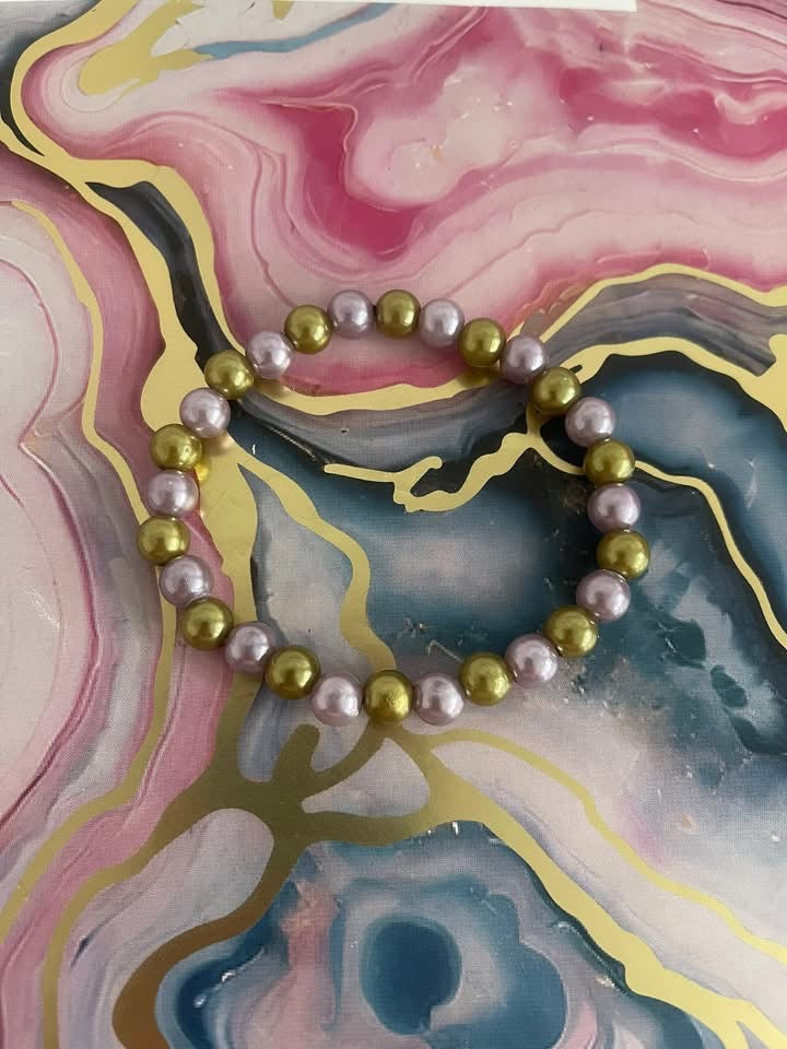 #85 Green & Purple~~Bracelet