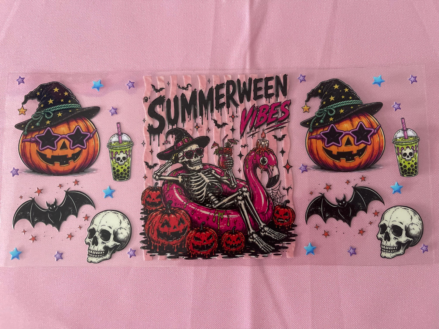 #158 Summerween Vibes-16oz Uv Cup Wrap