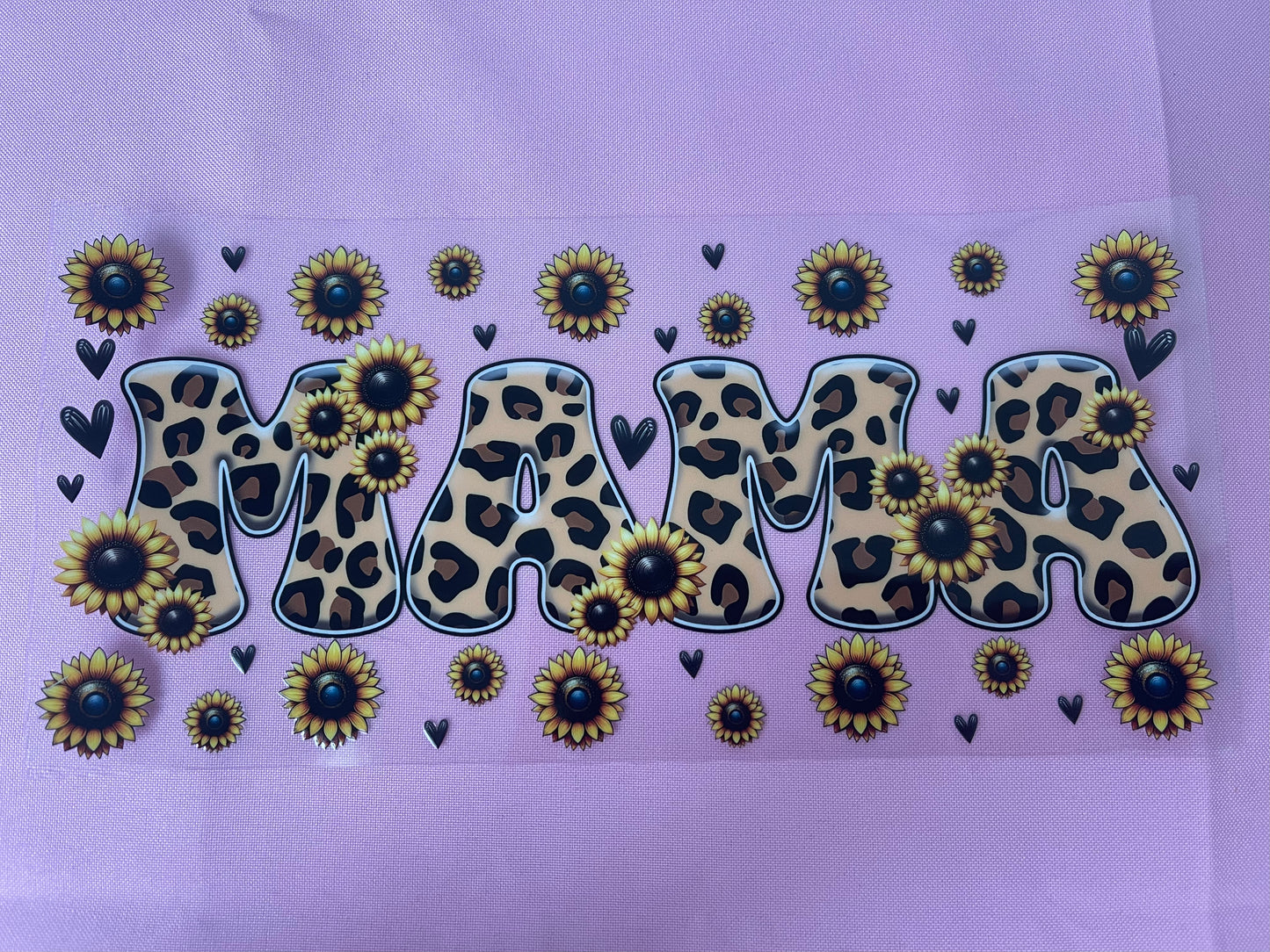 #120 SunFlower Mama~~UV DTF CUP WRAP