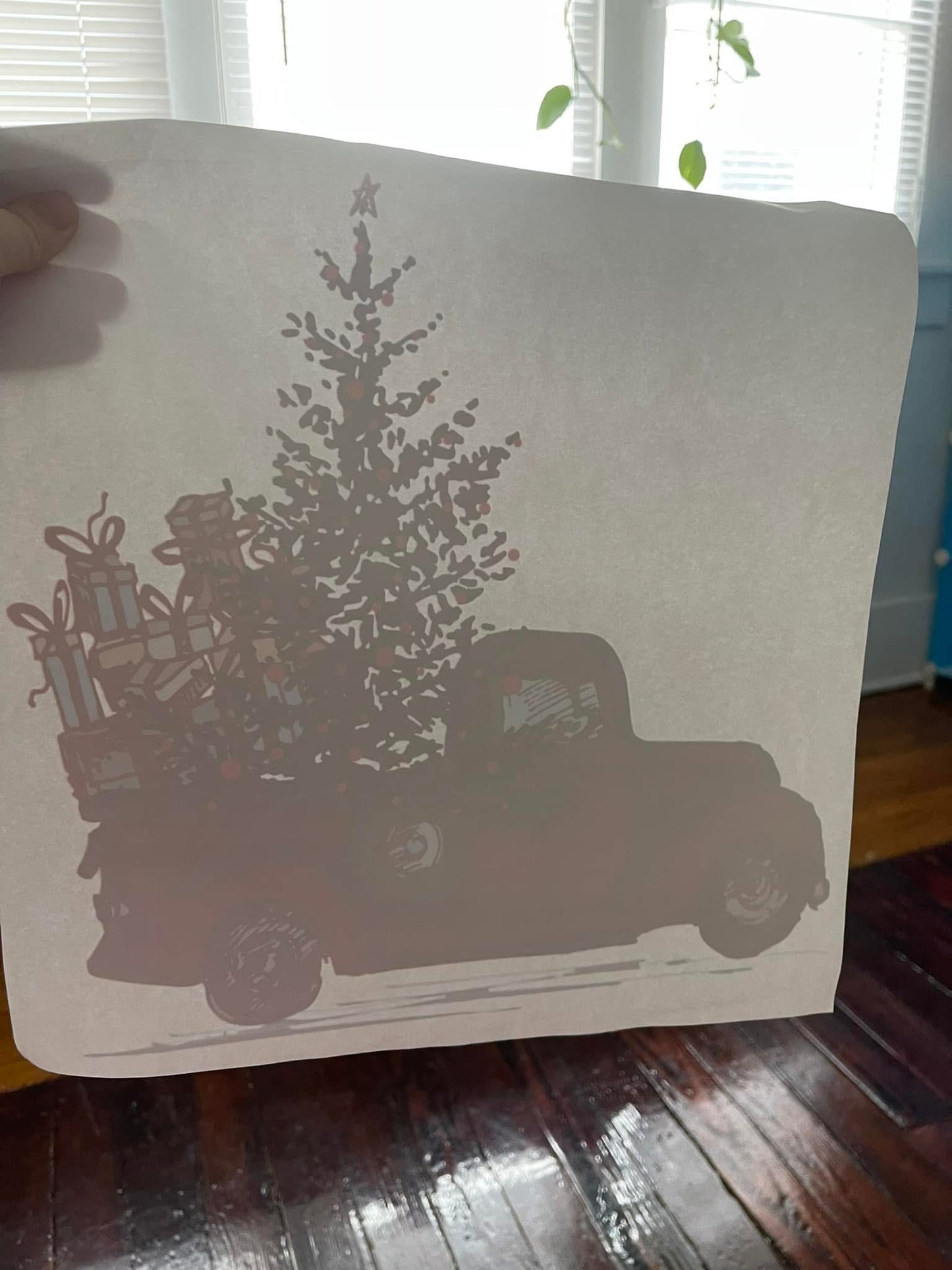 Red Truck~~Screen Print T-shirt Design