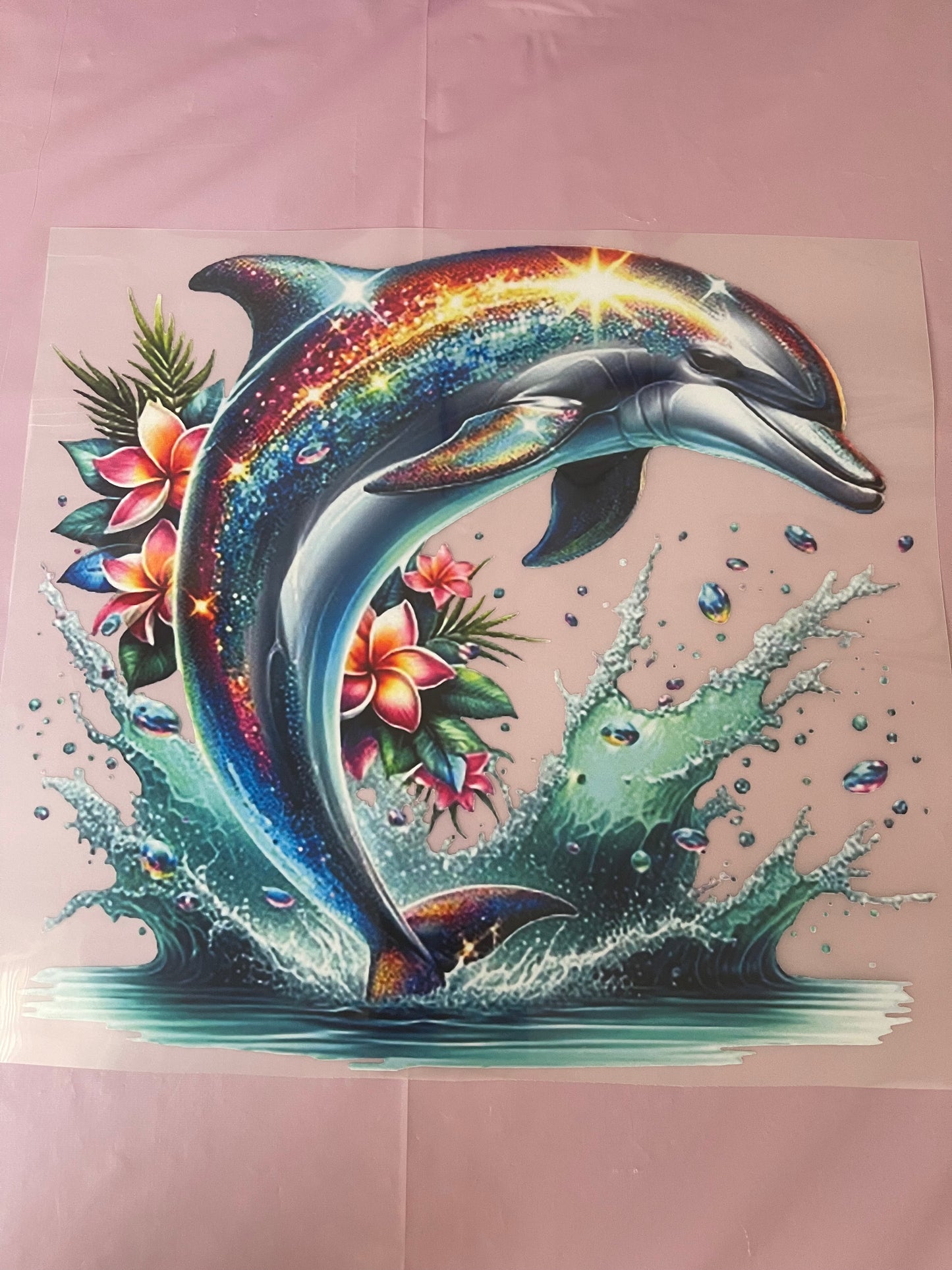Dolphin-Dtf T-shirt Design