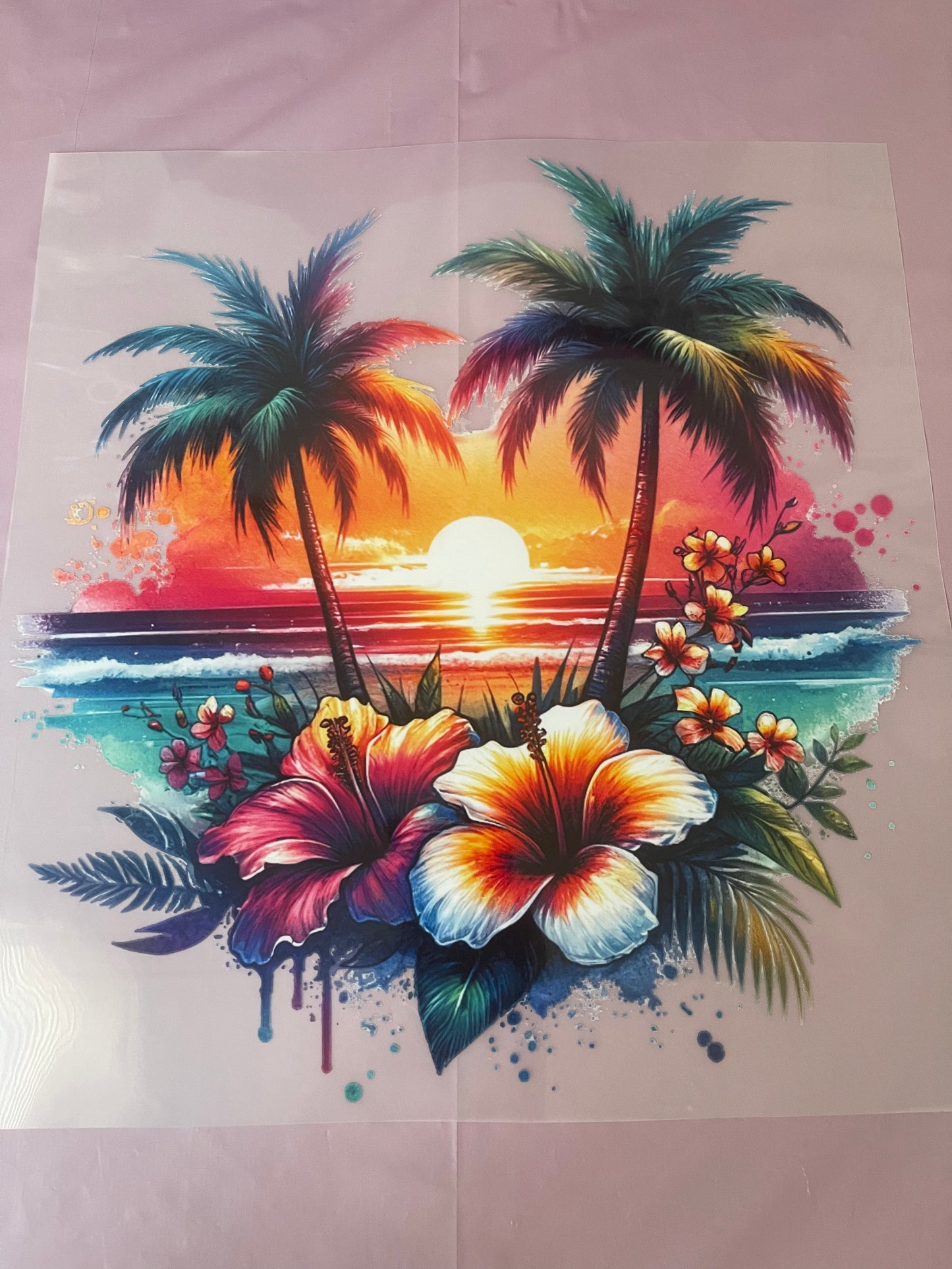 Paradise-Dtf T-shirt Design