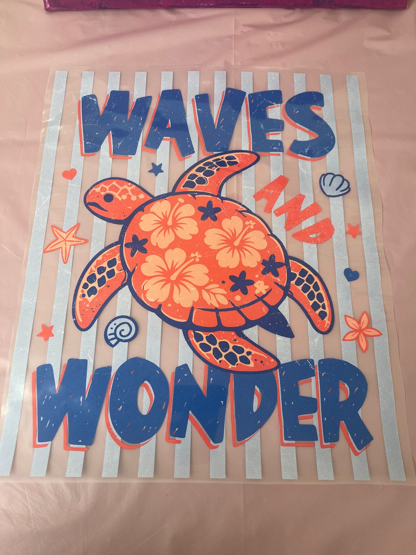 Waves & Wonder-Dtf T-shirt Design