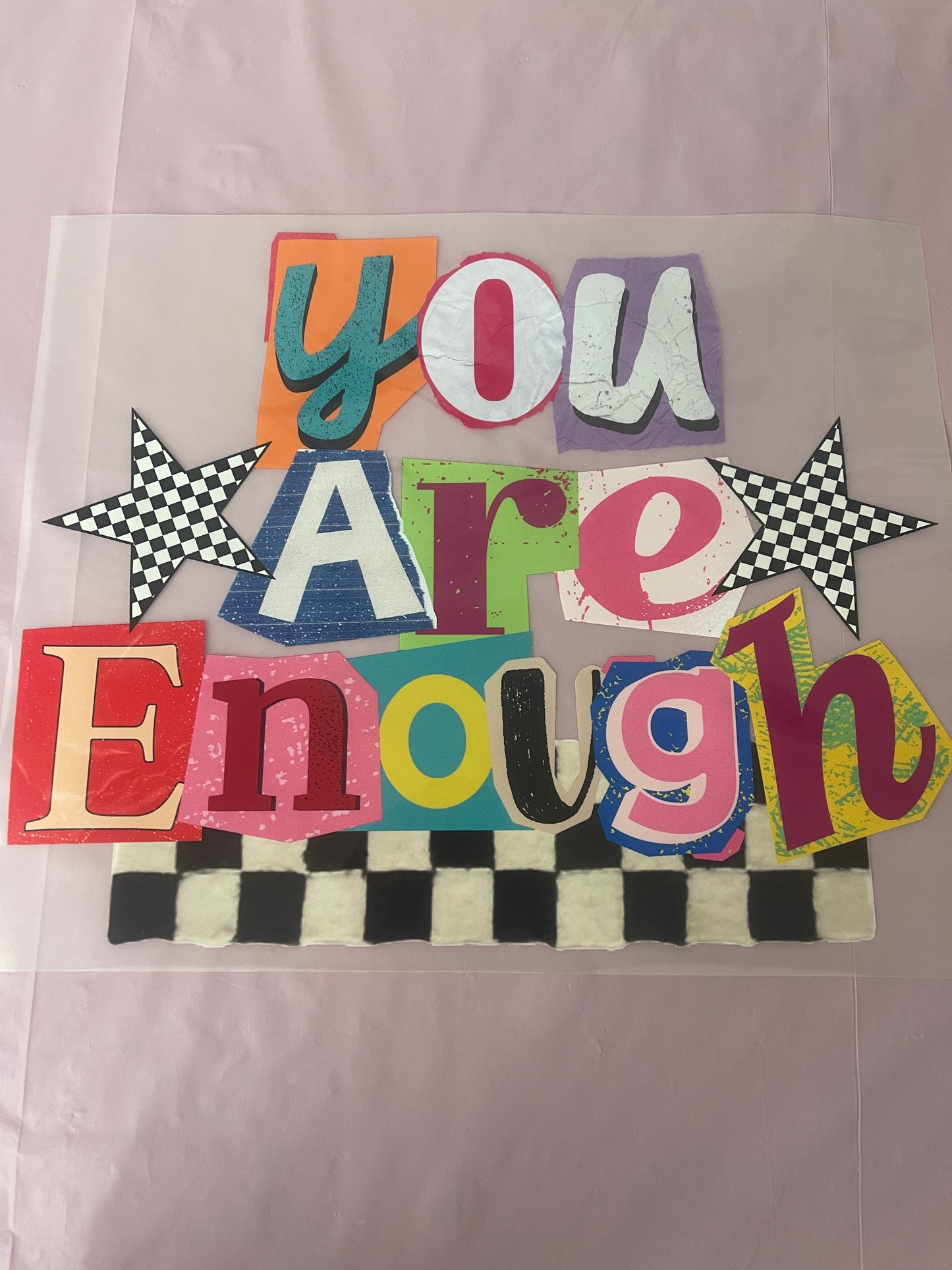 You Are Enough-Dtf T-shirt Design