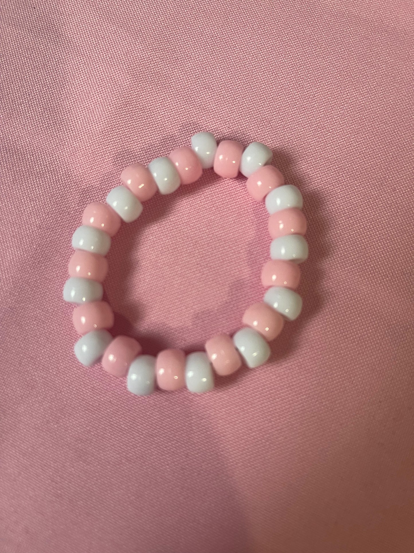 #5 Baby Pink & White~~Amari’s Bracelets