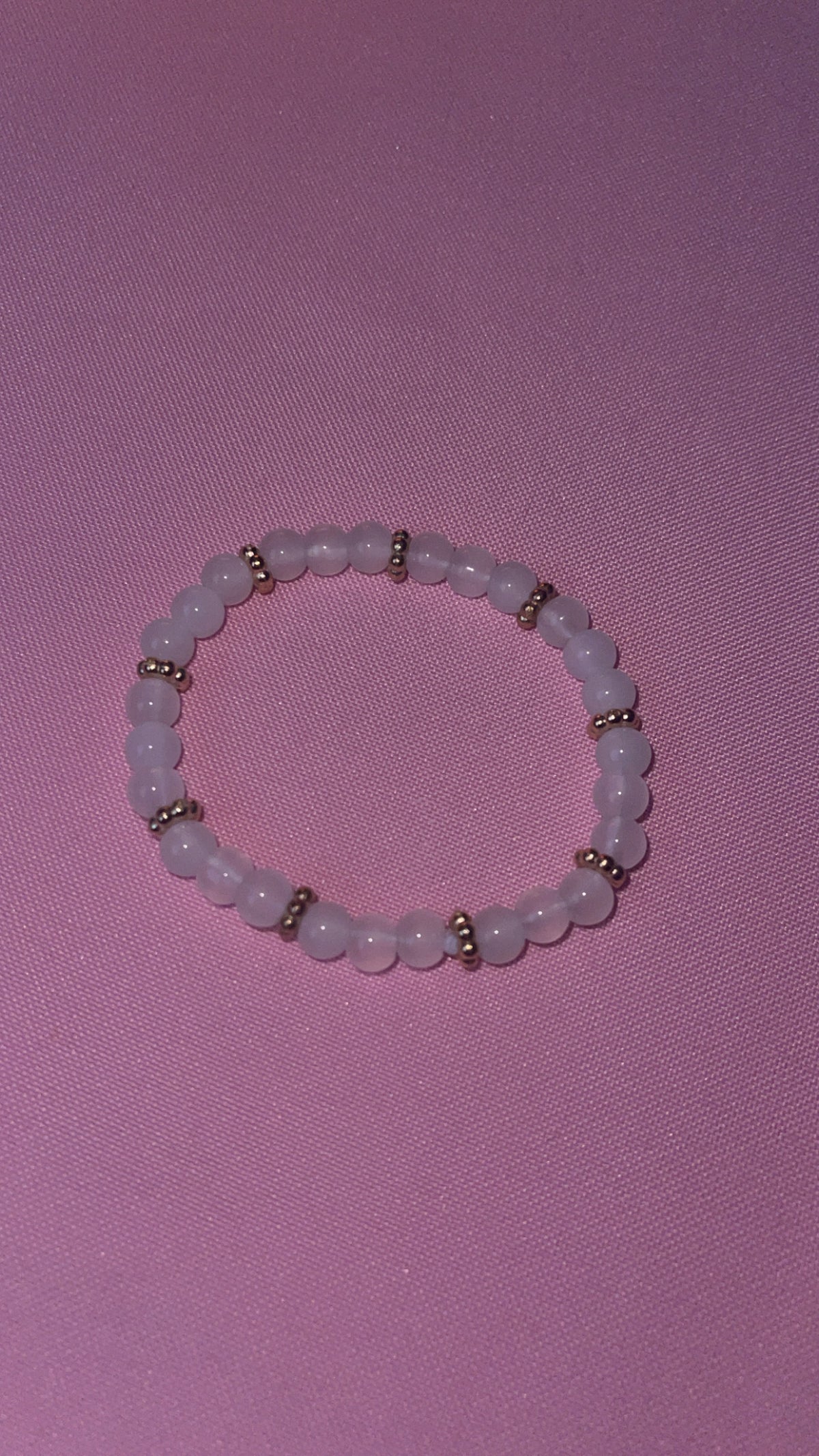 #227 White & Gold~~Bracelet