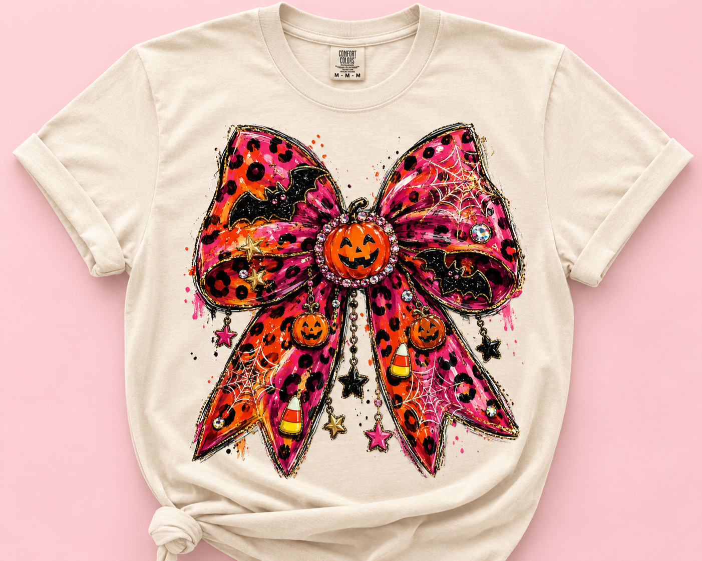 Halloween Bow-DTF Tshirt Design