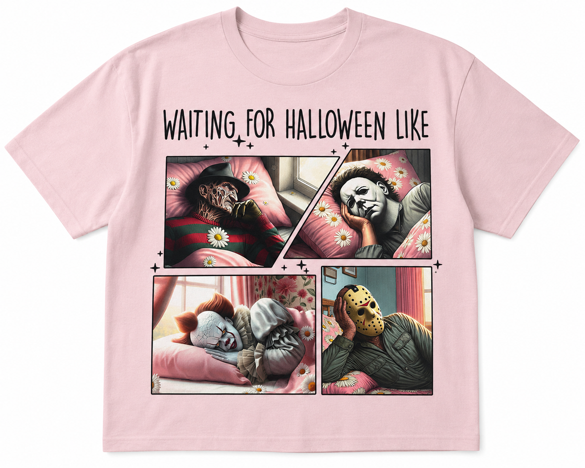 Waiting For Halloween Like-Dtf T-shirt Design