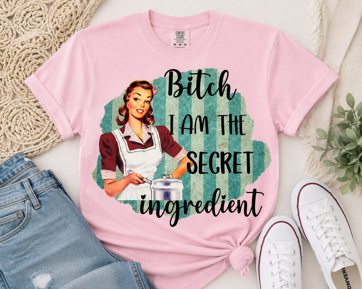 I am The Secret-Dtf T-shirt Design
