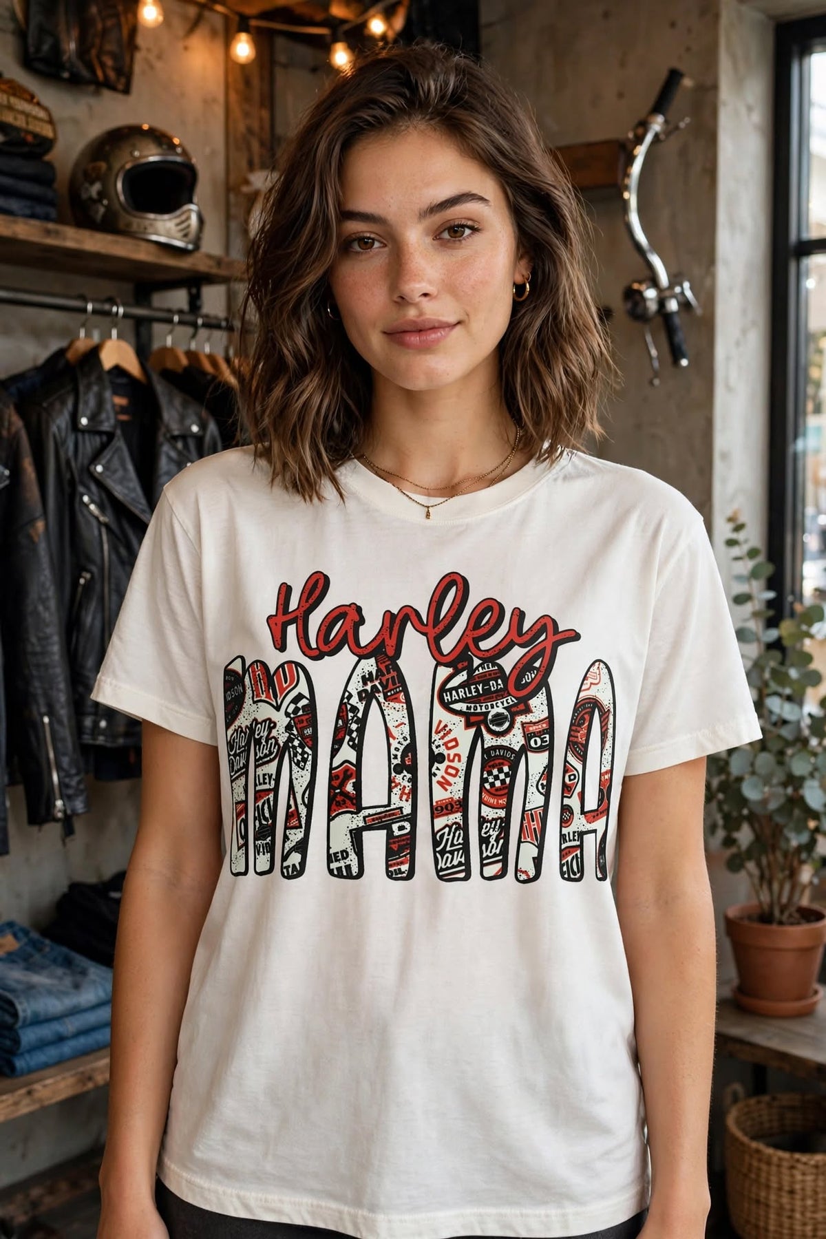 Harley Mama-Dtf Tshirt Design