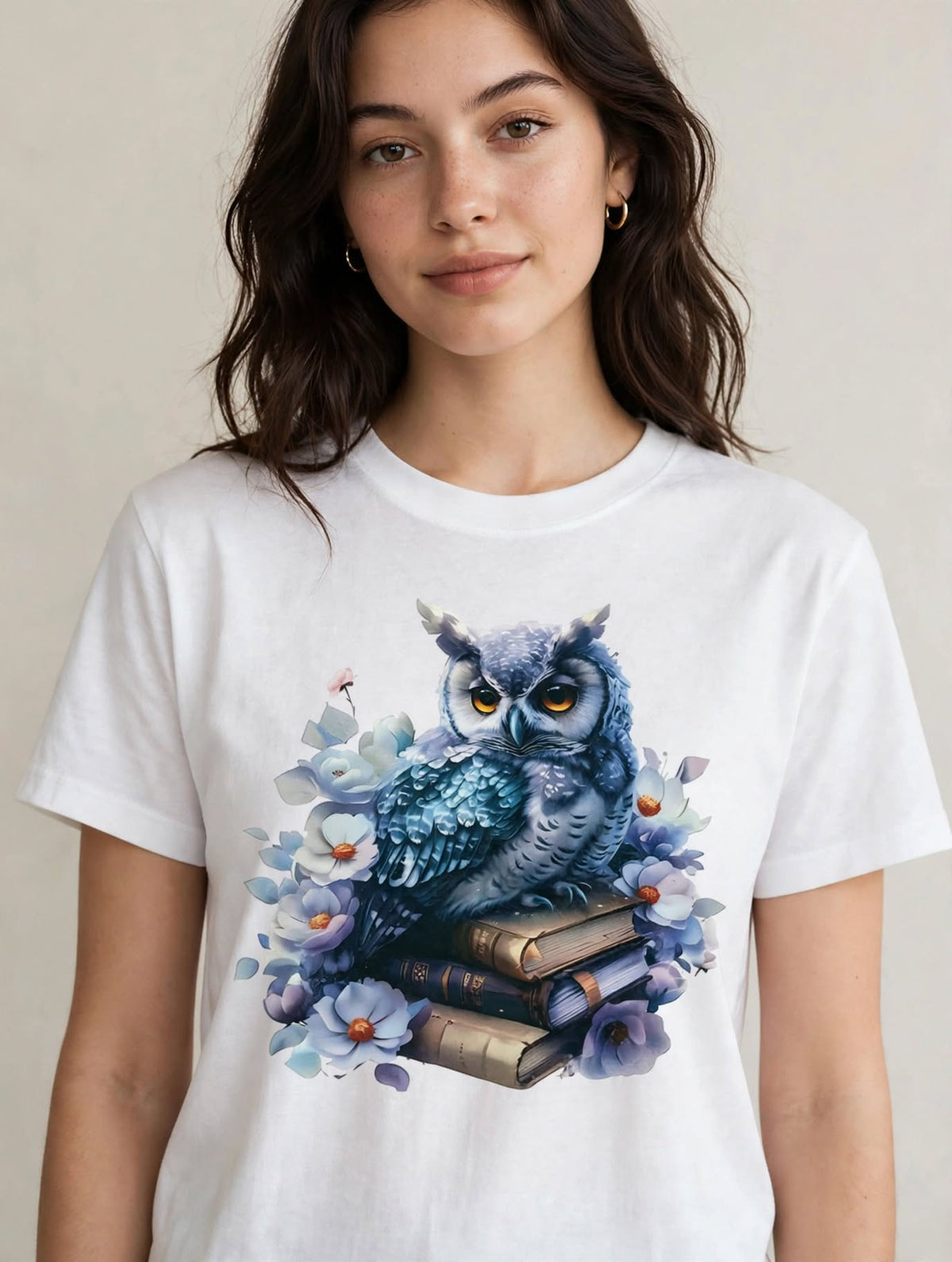 Free Spirit Owl-Dtf T-shirt Design