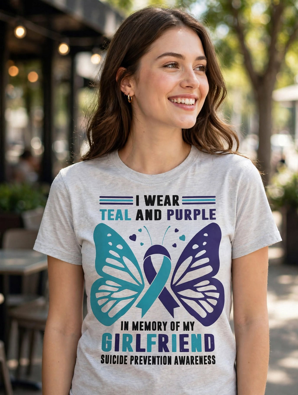 In Memory of My Girlfriend-Dtf T-shirt Design