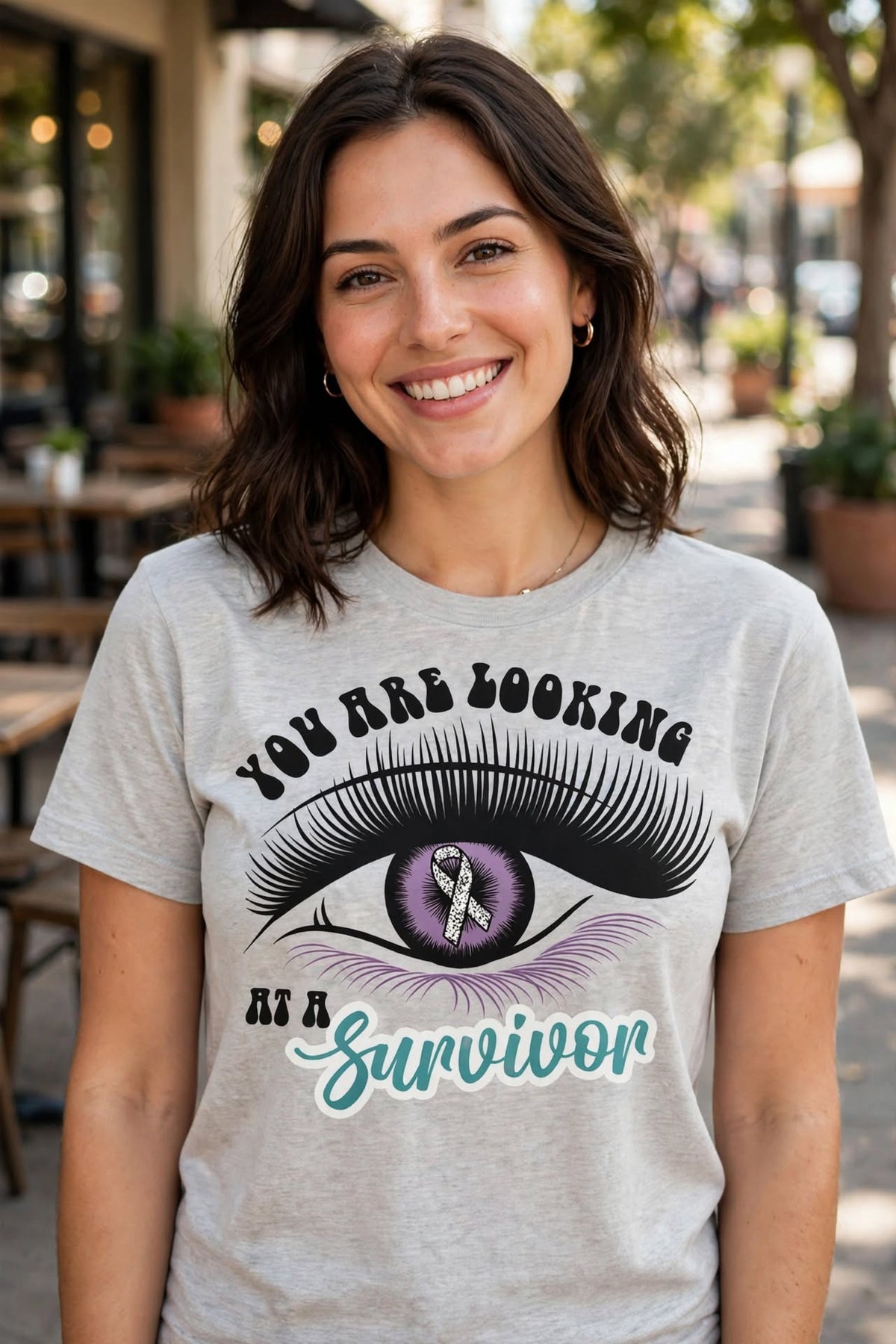 You are Looking At a Survivor-Dtf T-shirt Design