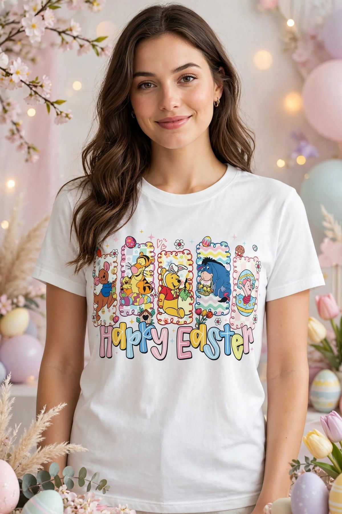 Yellow Bear Easter-Dtf T-shirt Design