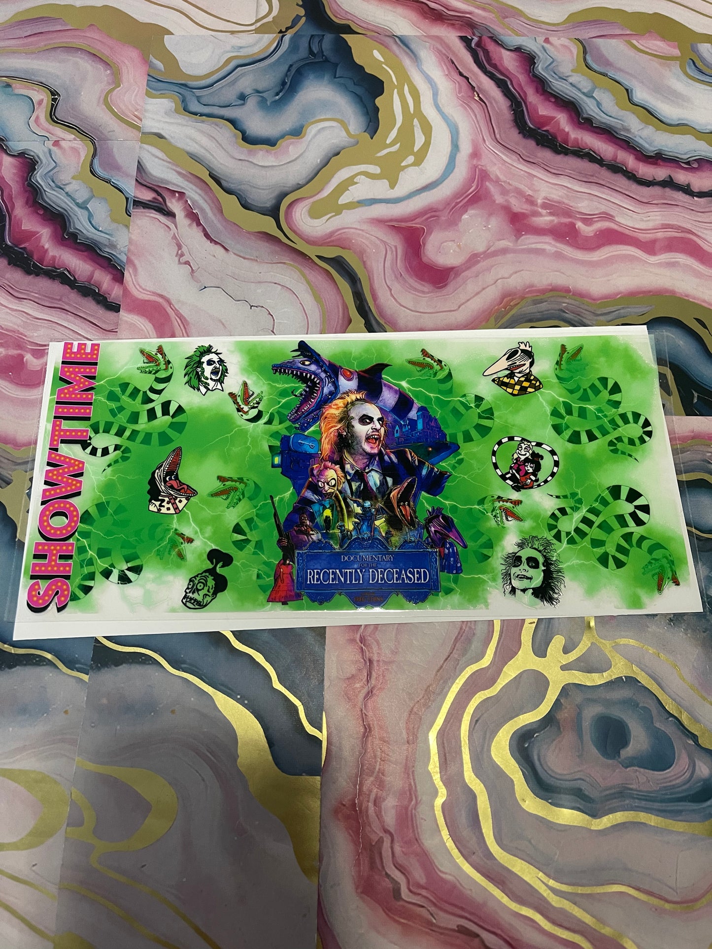 #49 ShowTime Baby~~UV DTF CUP WRAP
