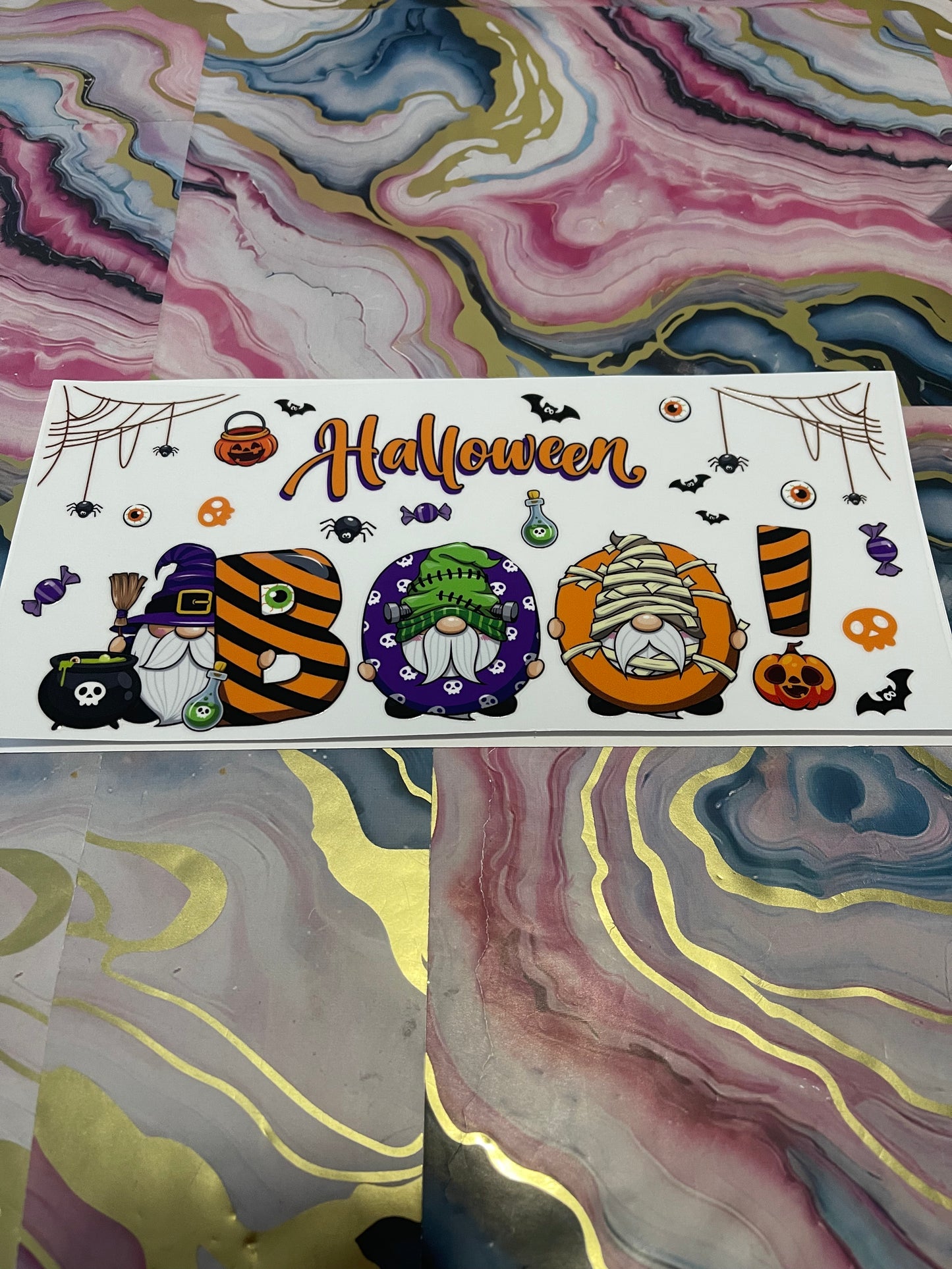 #34 Boo Halloween~~UV DTF CUP WRAP