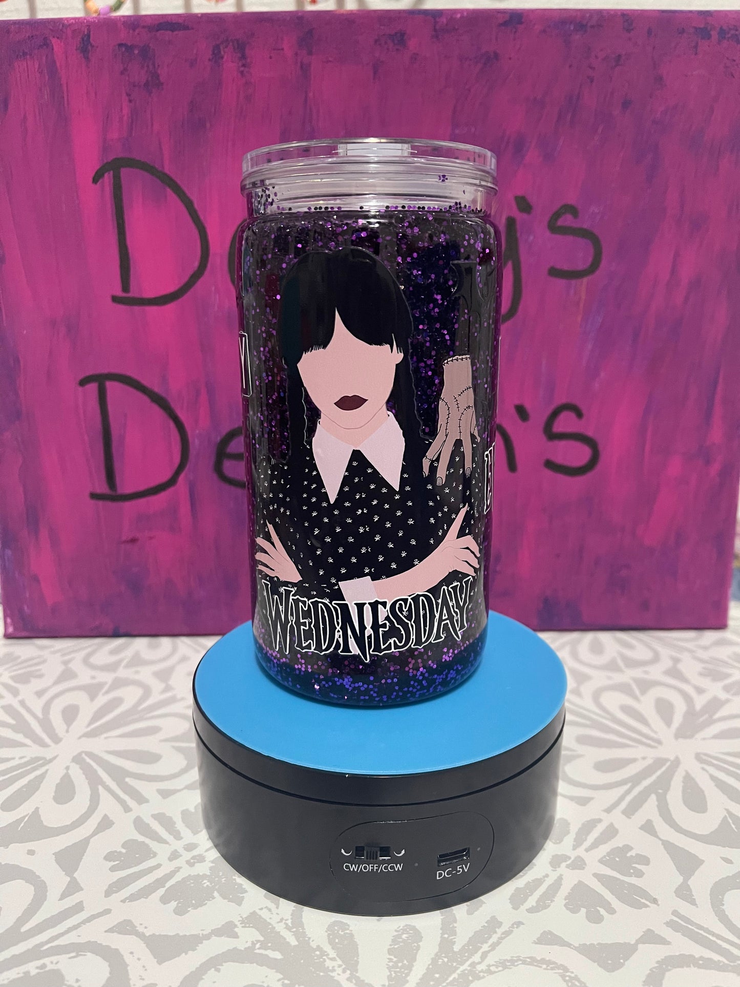 Wednesday - 16oz Snow Globe Cup