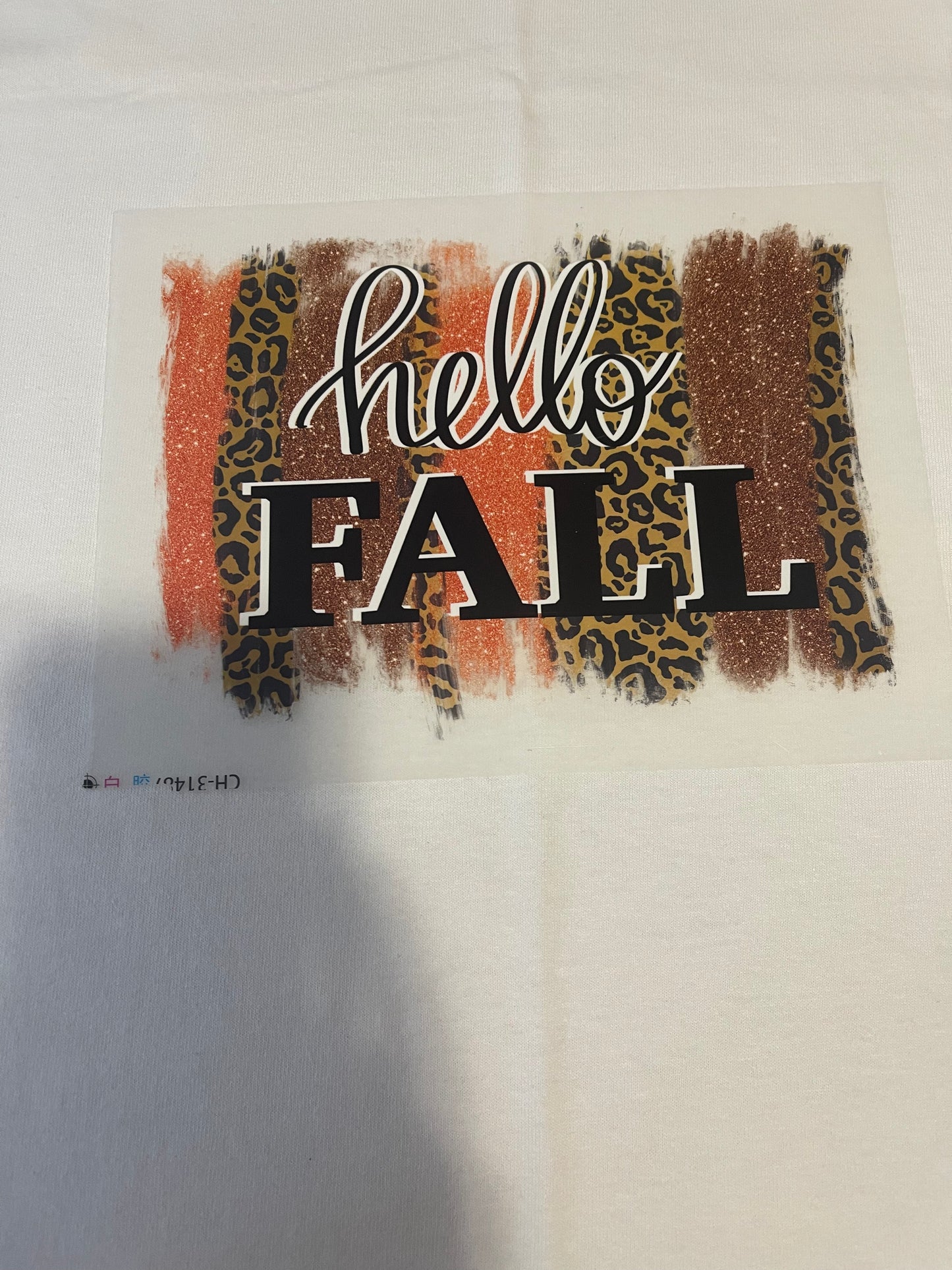 Hello Fall-Dtf T-shirt Design