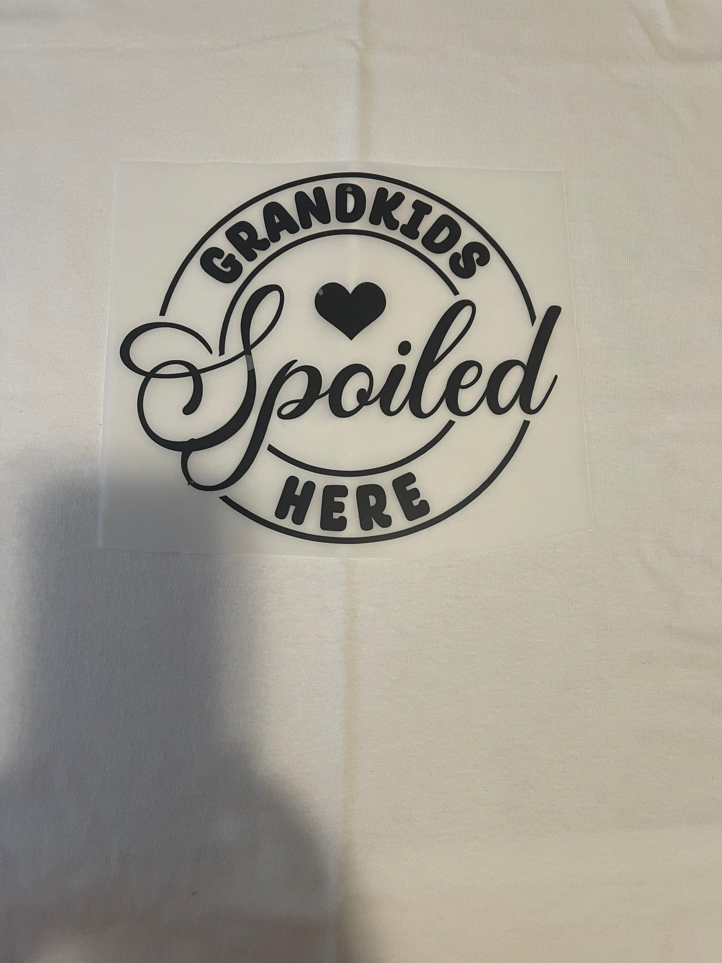 Grandkids Spoiled Here-Dtf T-shirt Design