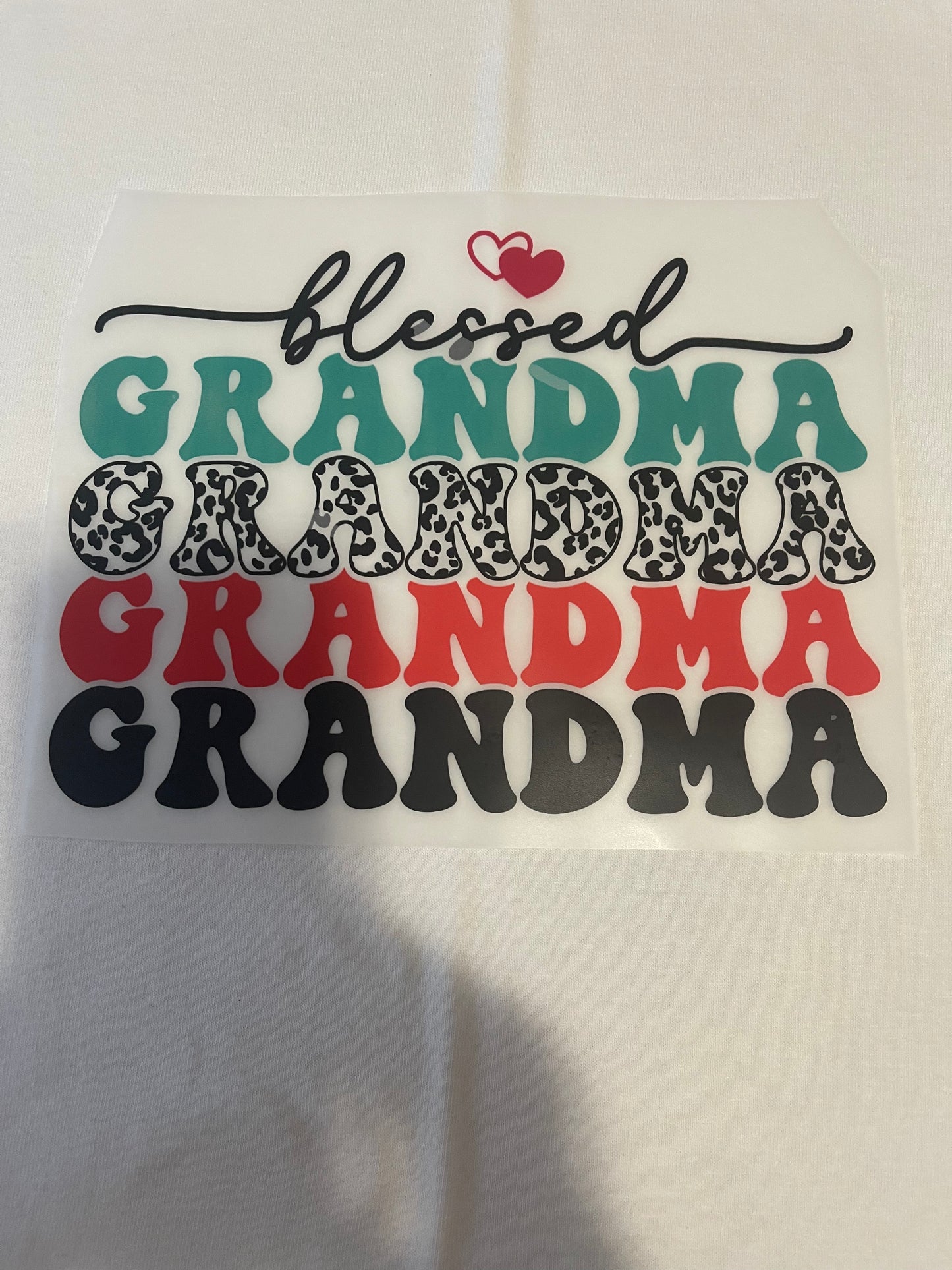 Blessed Grandma-Dtf T-shirt Design