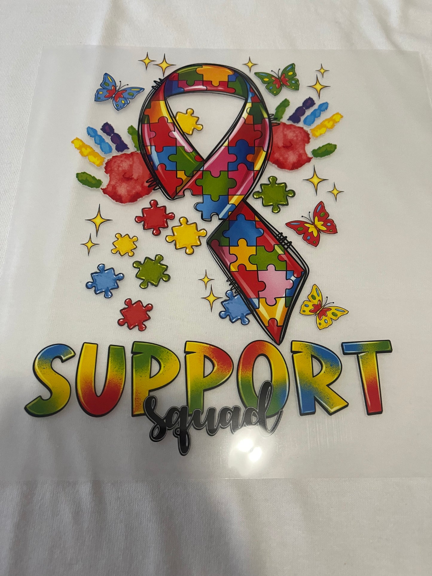 Support Squad-Dtf T-shirt Design