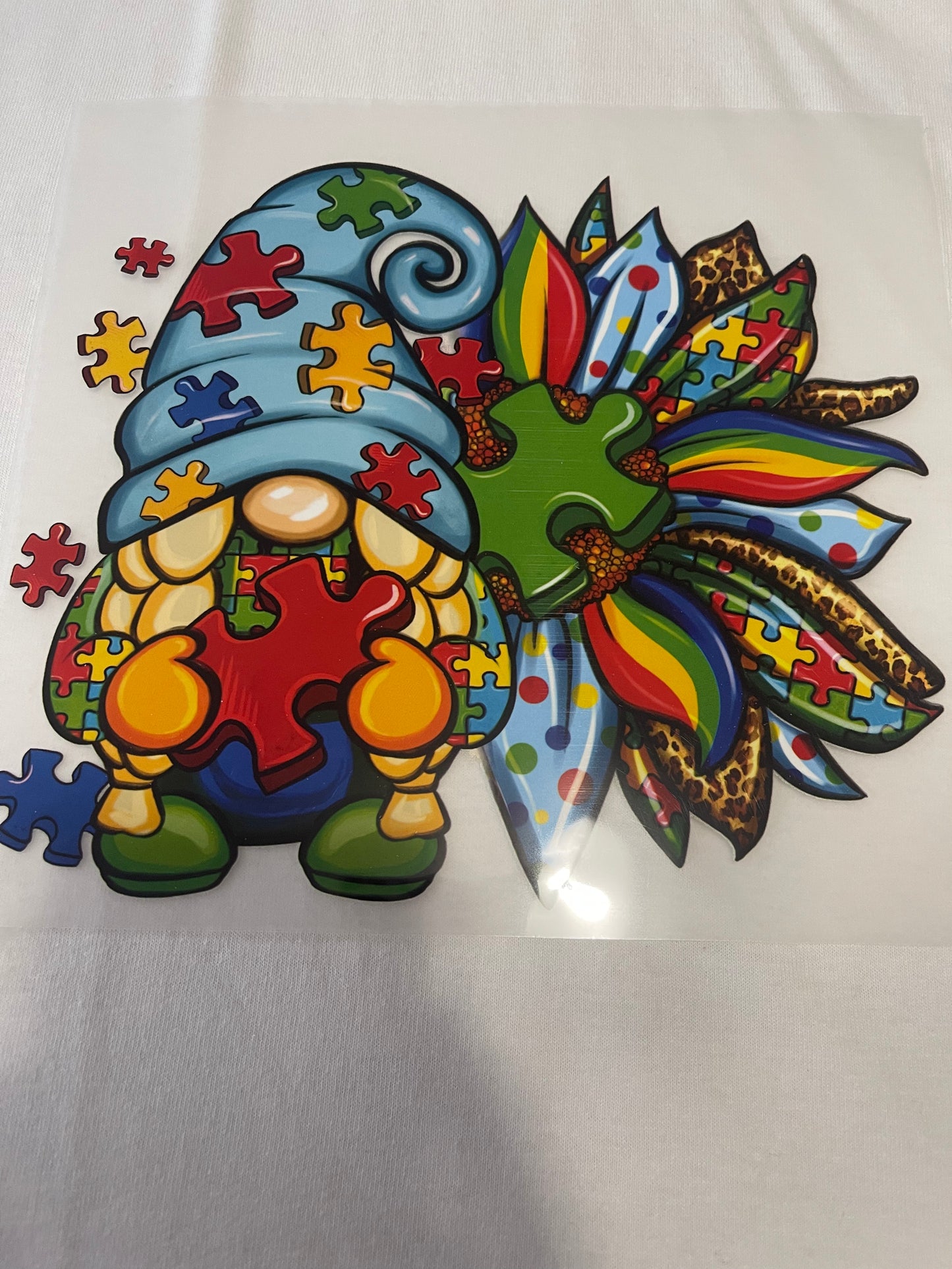Gnome Puzzle-Dtf T-shirt Design