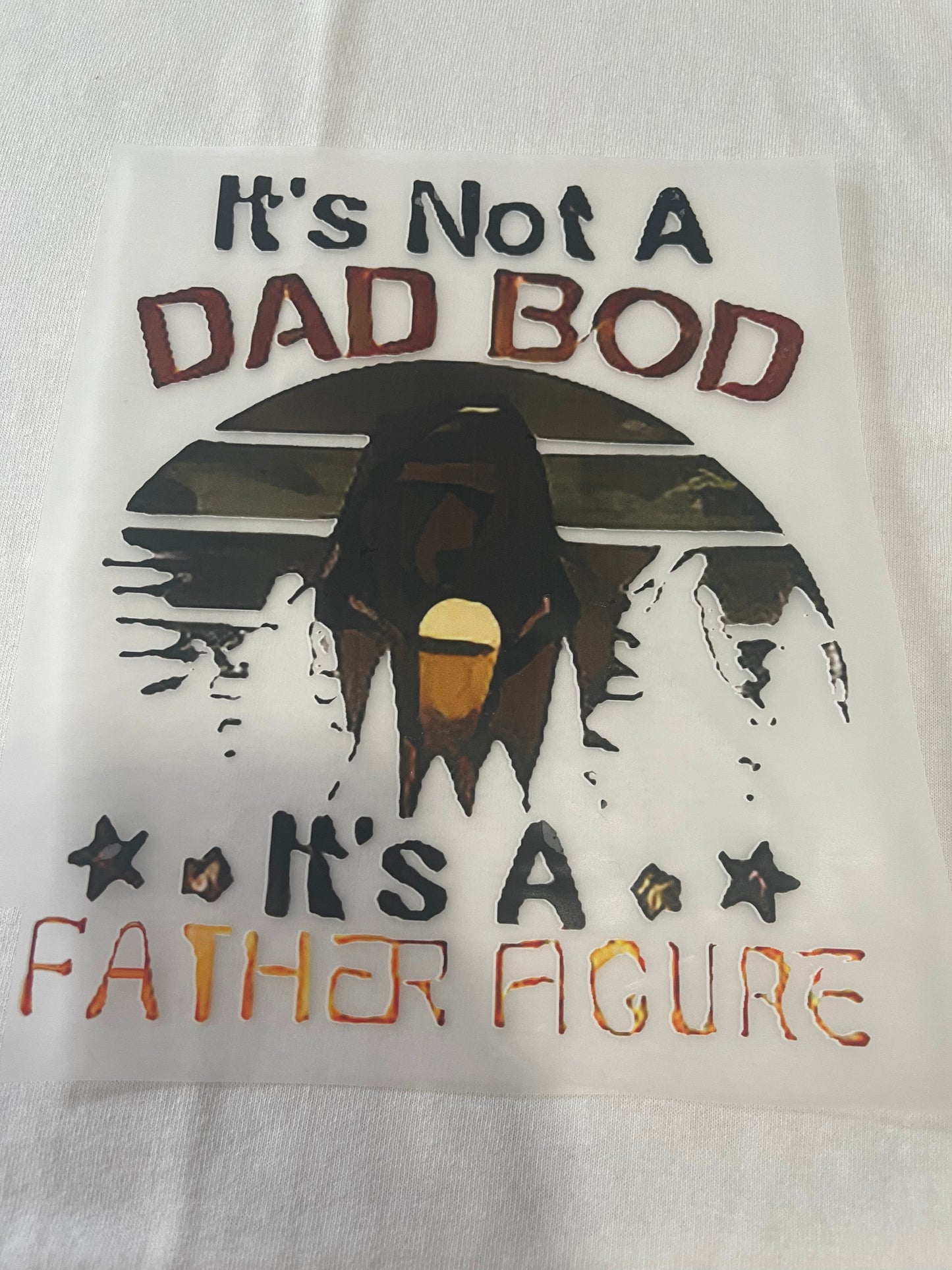 Dad Bod-Dtf T-shirt Design