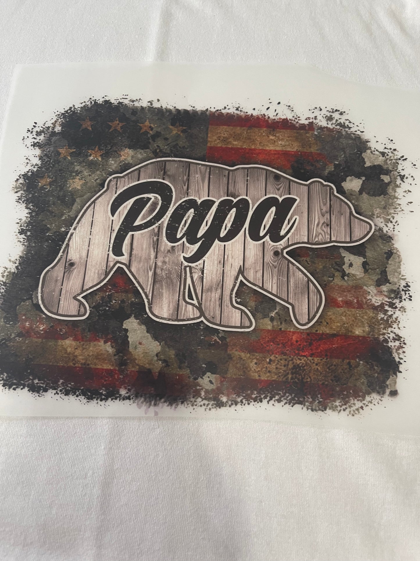 Papa Bear-Dtf T-shirt Design