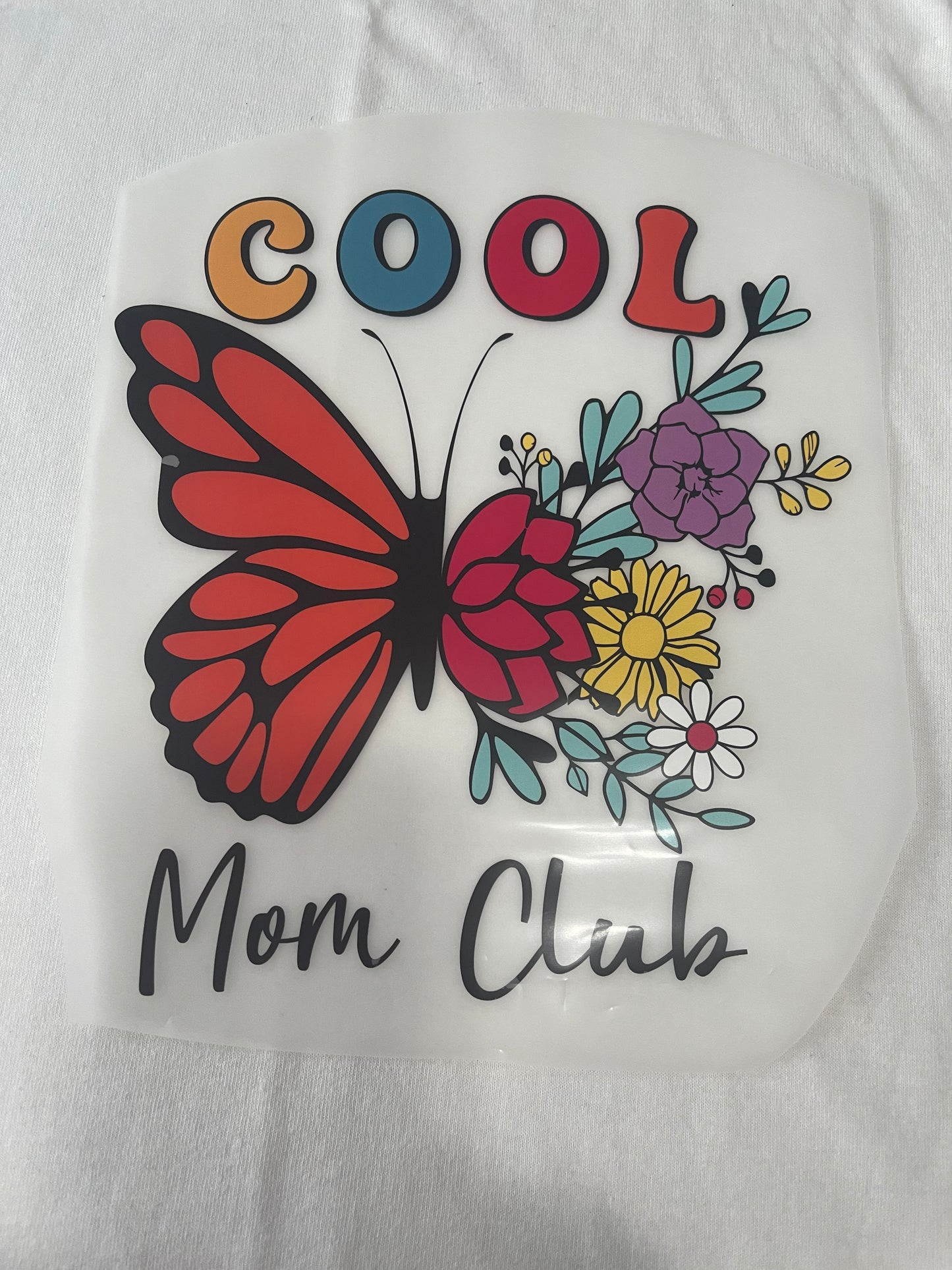 Cool Mom Club-Dtf T-shirt Design