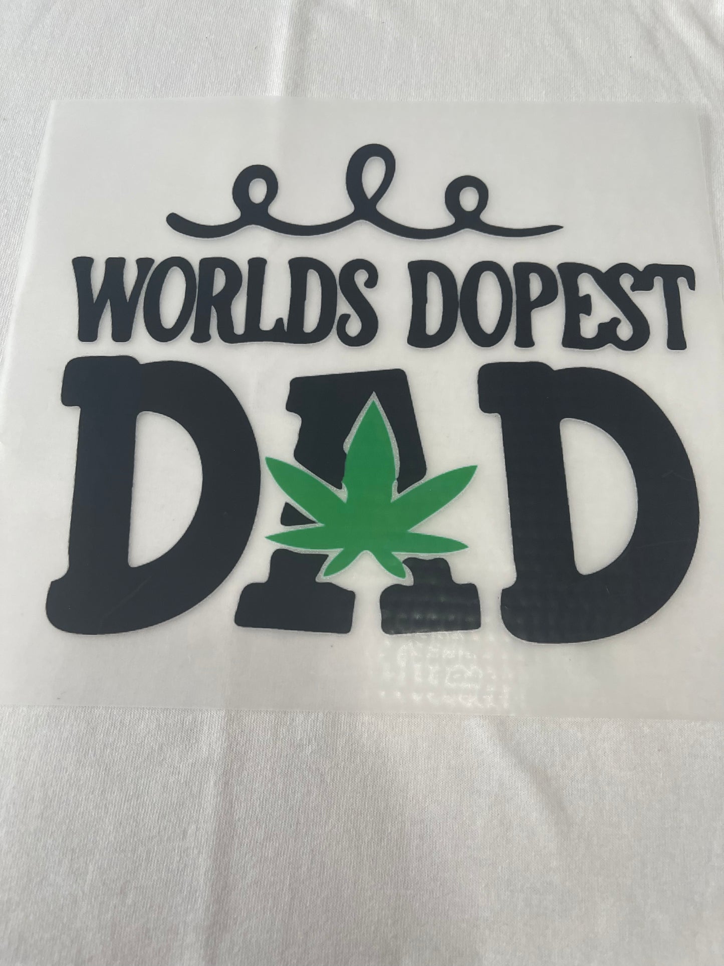 Worlds Dopest Dad-Dtf T-shirt Design