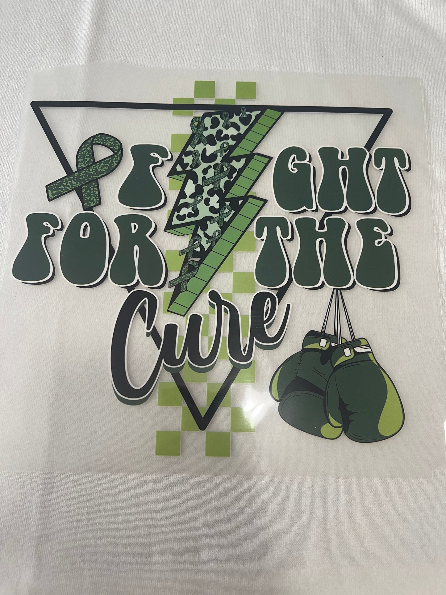 Fight for The Cure Mental Health-Dtf T-shirt Design